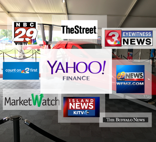 Switchblade with news logos