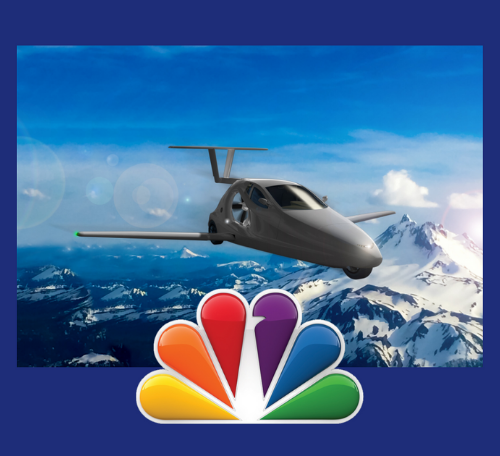 NBC logo with flying Switchblade