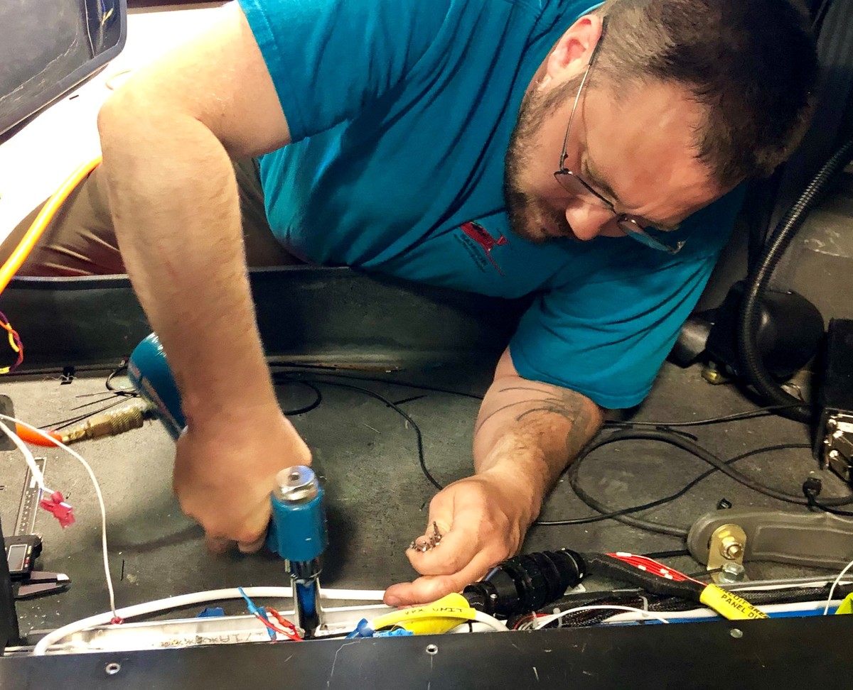 unnamed (7) Sean Bliss installing the center console