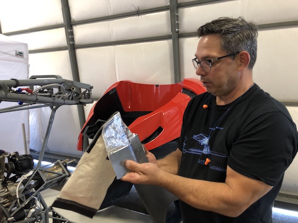 Heat shield being made 8.10.20 small