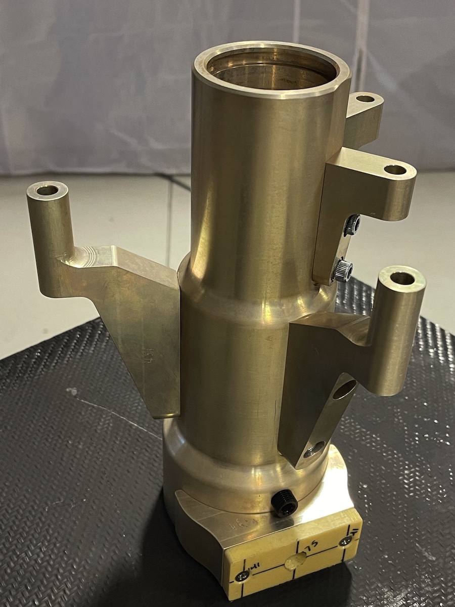 Image 1-23-21 at 12.55 PM a close-up of the housing for the engine output shaft
