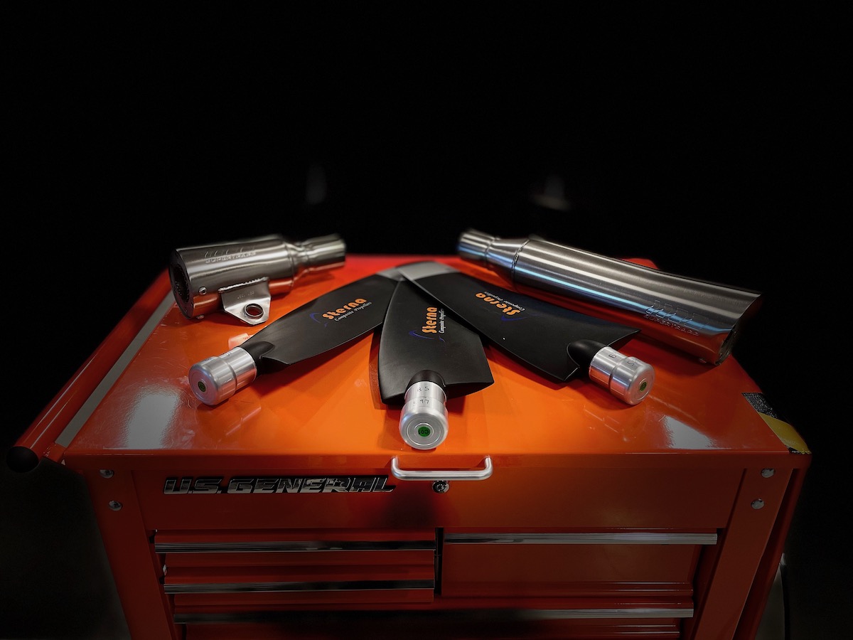 new mufflers (with props) 3.25.21 new mufflers (with props)