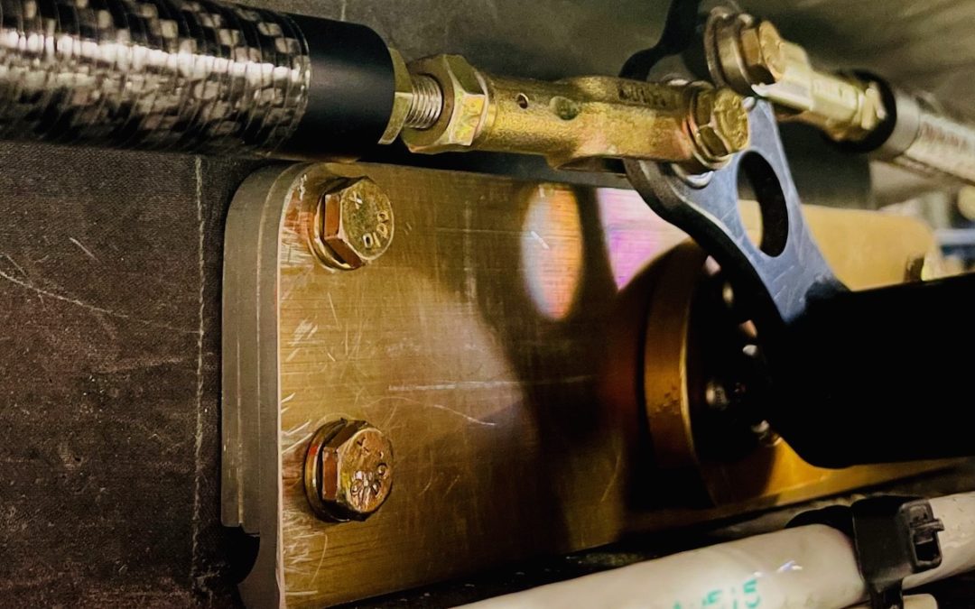 MODIFICATION FOR MOUNTING PLATE – AILERON BELL CRANK AND PUSHROD TUBES – May 19, 2021