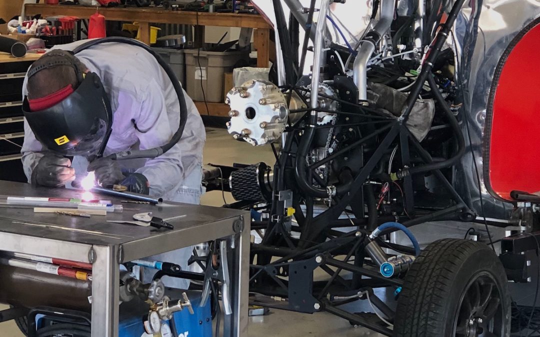 WELDING THE X-BRACE – July 9, 2021