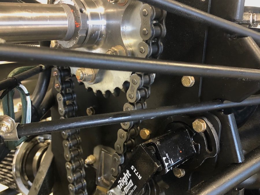 WAXED CHAIN INSTALLED – July 8, 2021