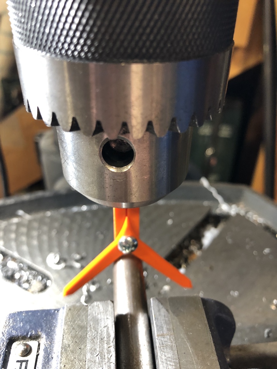 CENTERING DEVICE FOR DRILLING HOLES IN TUBES October 4, 2021 Samson Sky