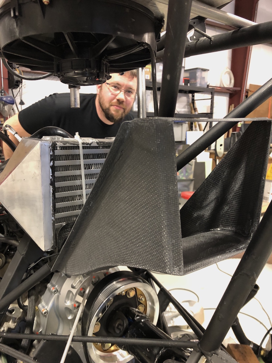 levitating the intercooler duct 12.28.21 levitating the intercooler duct