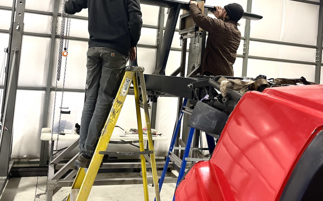 MOUNTING THE TAIL ON OUR FLYING CAR – February 25, 2022
