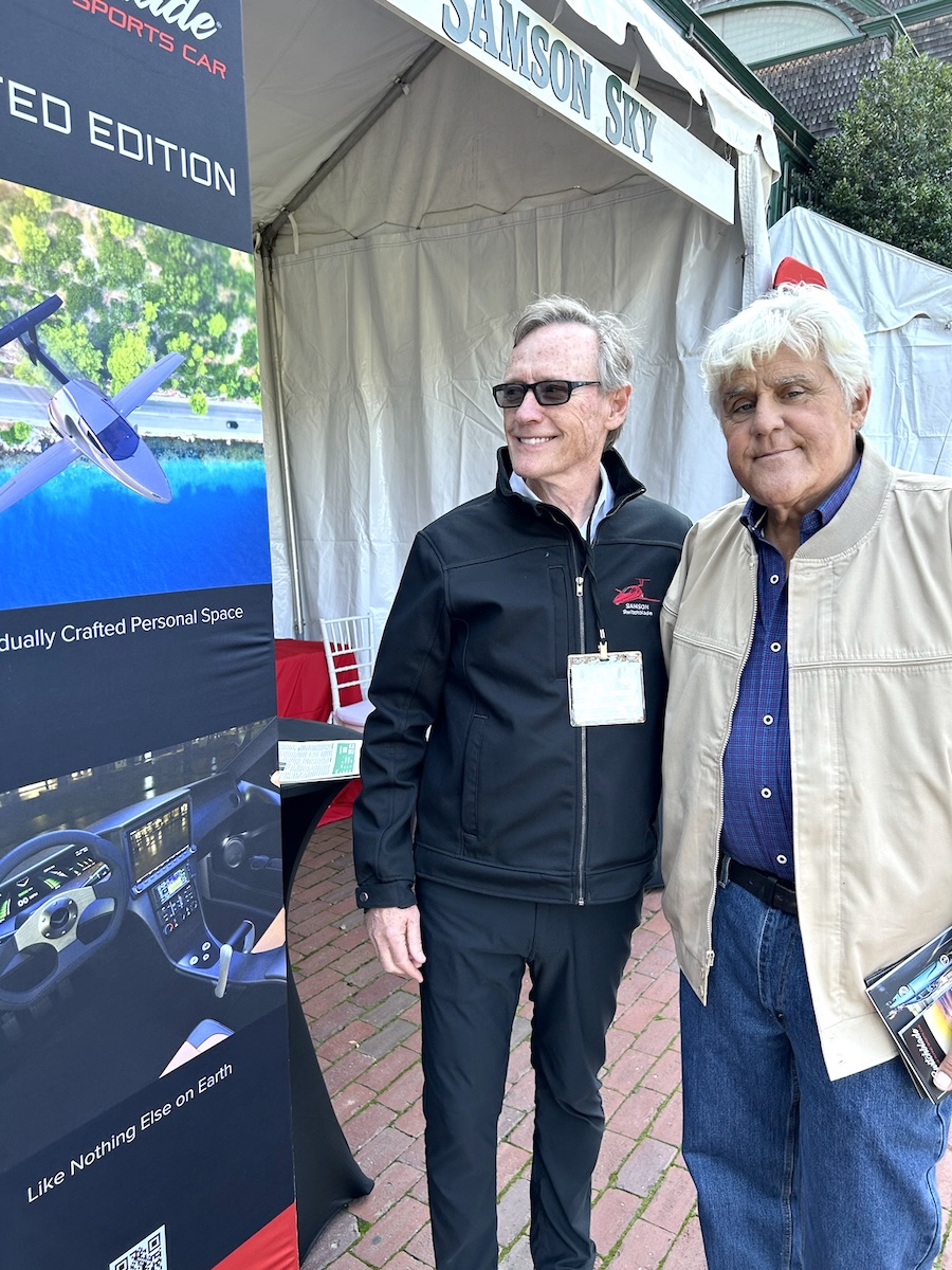Jay Leno at Samon tent Audrain 2023 Jay Leno at Samson tent Audrain 2023