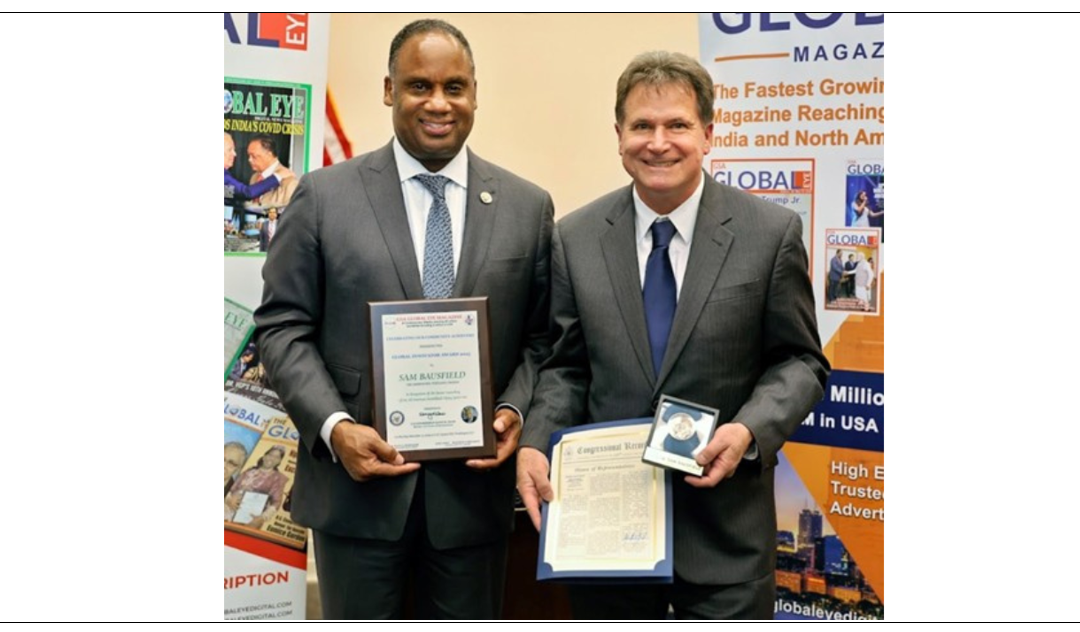 Global Innovator Award Presented to Sam Bousfield on Capitol Hill